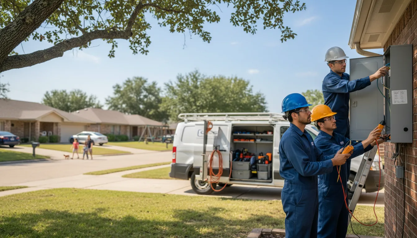 Certified electrician providing emergency electrical services in Solano, NM
